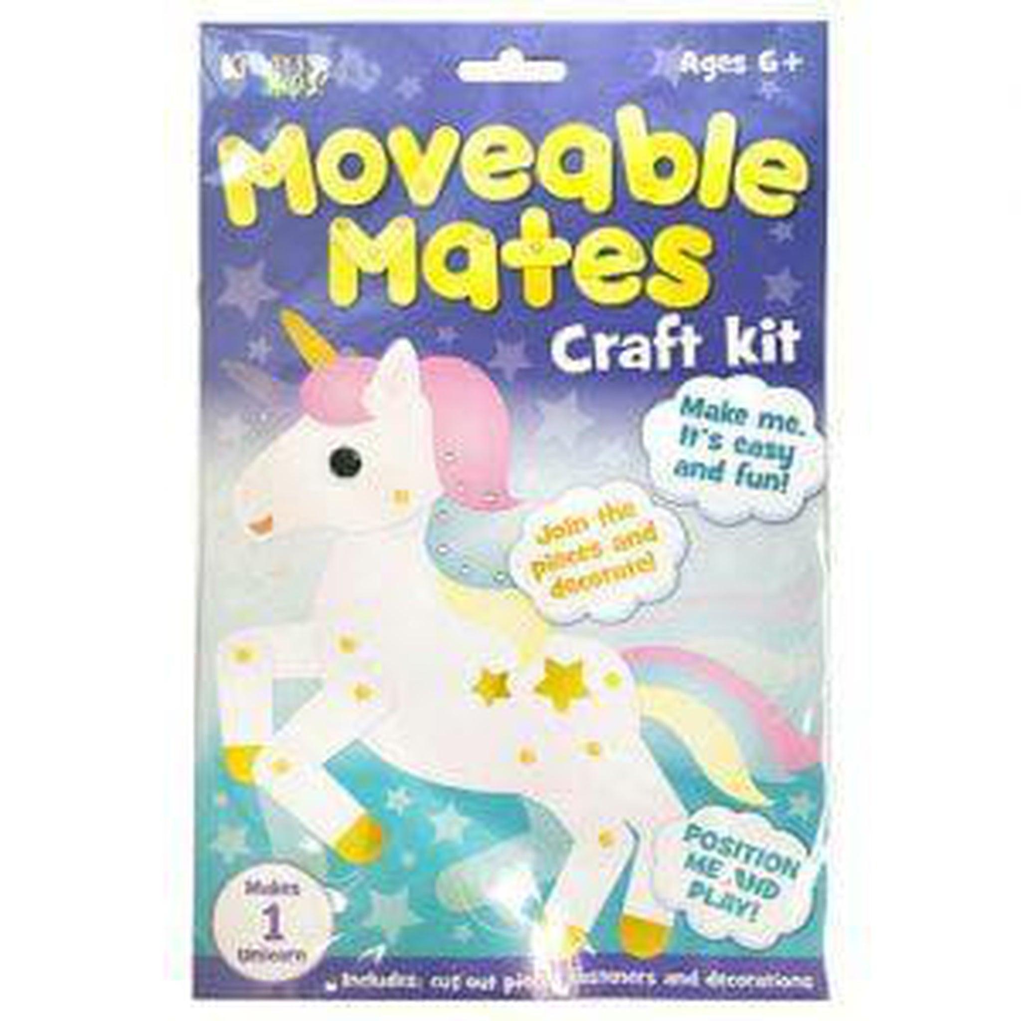 Unicorn Moveable Mates Craft Kit - PoundToys